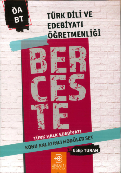 BERCESTE TÜRK HALK EDEBİYATI KONU ANLATIMI MODÜLER SET Vivo Fotokopi Merkezi