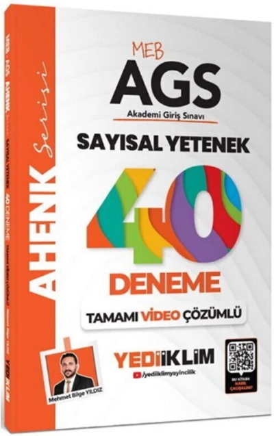 2025 MEB AGS Sayısal Yetenek 40 Deneme Yediiklim Yayınları Vivo Fotokopi Merkezi