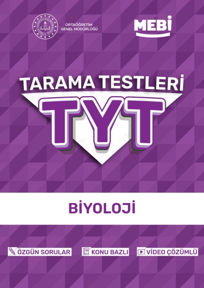 TYT Tarama Testleri Biyoloji MEBİ OGM Vivo Fotokopi Merkezi