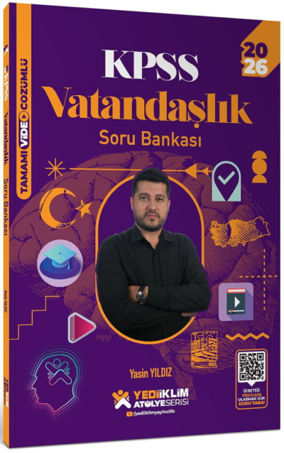 2026 KPSS Vatandaşlık Atölye Soru Bankası Çözümlü Yediiklim Yayınları Vivo Fotokopi Merkezi