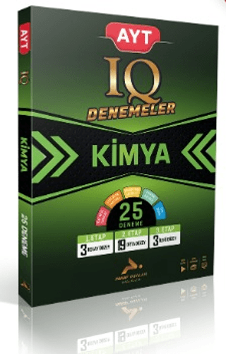 AYT IQ Kimya 25 Branş Denemesi PRF Paraf Yayınları Vivo Fotokopi Merkezi