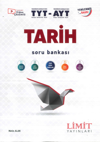 TYT AYT Tarih Soru Bankası Limit Yayınları Vivo Fotokopi Merkezi